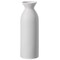 Uniquewise Contemporary White Cylinder Shaped Ceramic Table Flower Vase Holder, 9 Inch QI004364.M - alternate 5